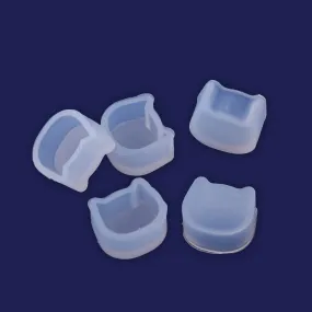 10 pcs 8.3*7*5mm Silicone Mold For  Earrings Resin Mold Handmade DIY Resin kitten Shape