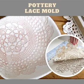 3-Pieces Pottery Lace Mold