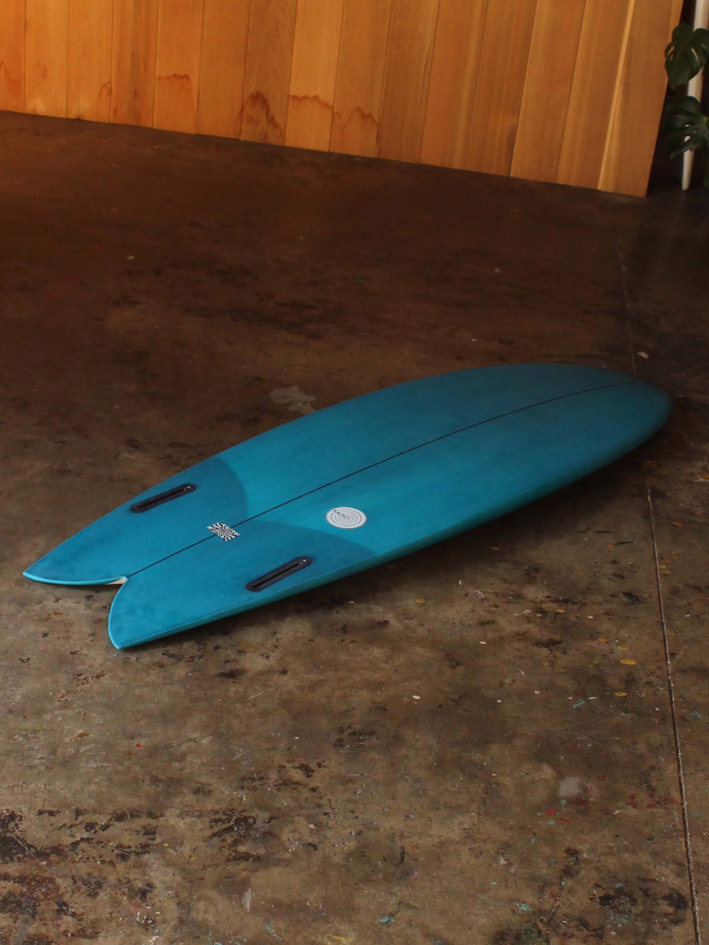 5'10 Radio Classic Fish - Electric Blue