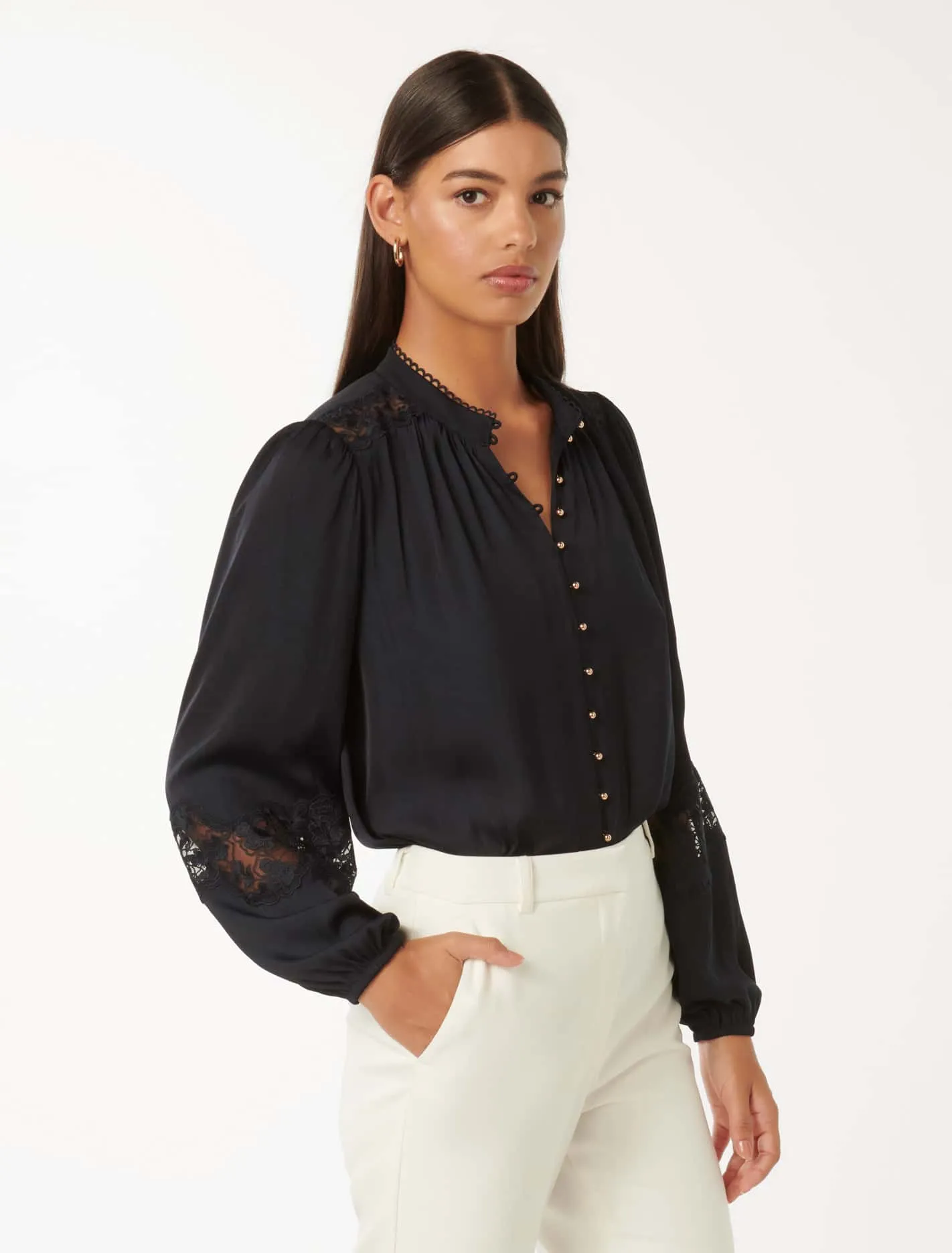 Annalise Lace Sleeve Blouse