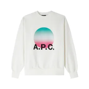 A.P.C.   Sweat Sunset Blanc (men)