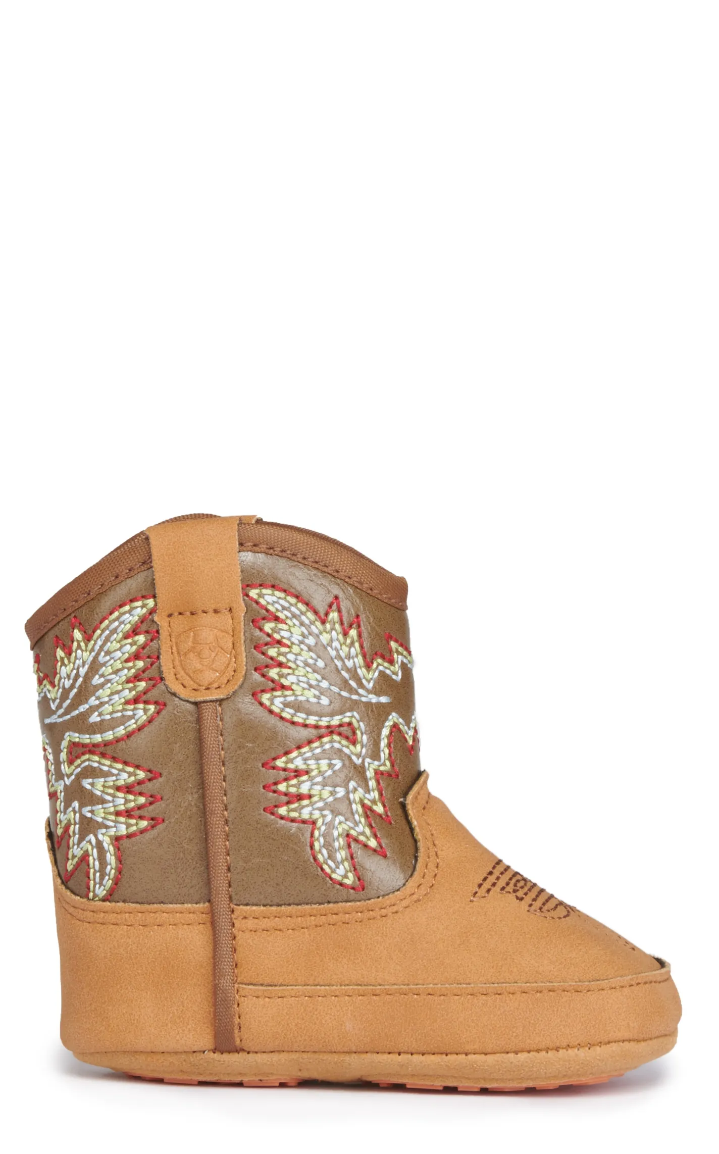 Ariat Infants Lil' Stompers Durango Tan and Chocolate Brown Western Bootie