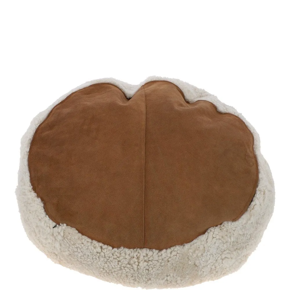 Ashwood Curly Sheepskin Bean Bag Natural