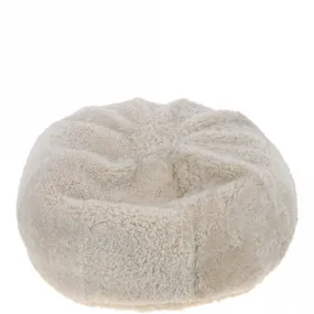 Ashwood Curly Sheepskin Bean Bag Natural