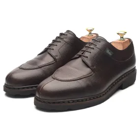 'Avignon' Dark Brown Leather Split Toe Derby UK 8.5