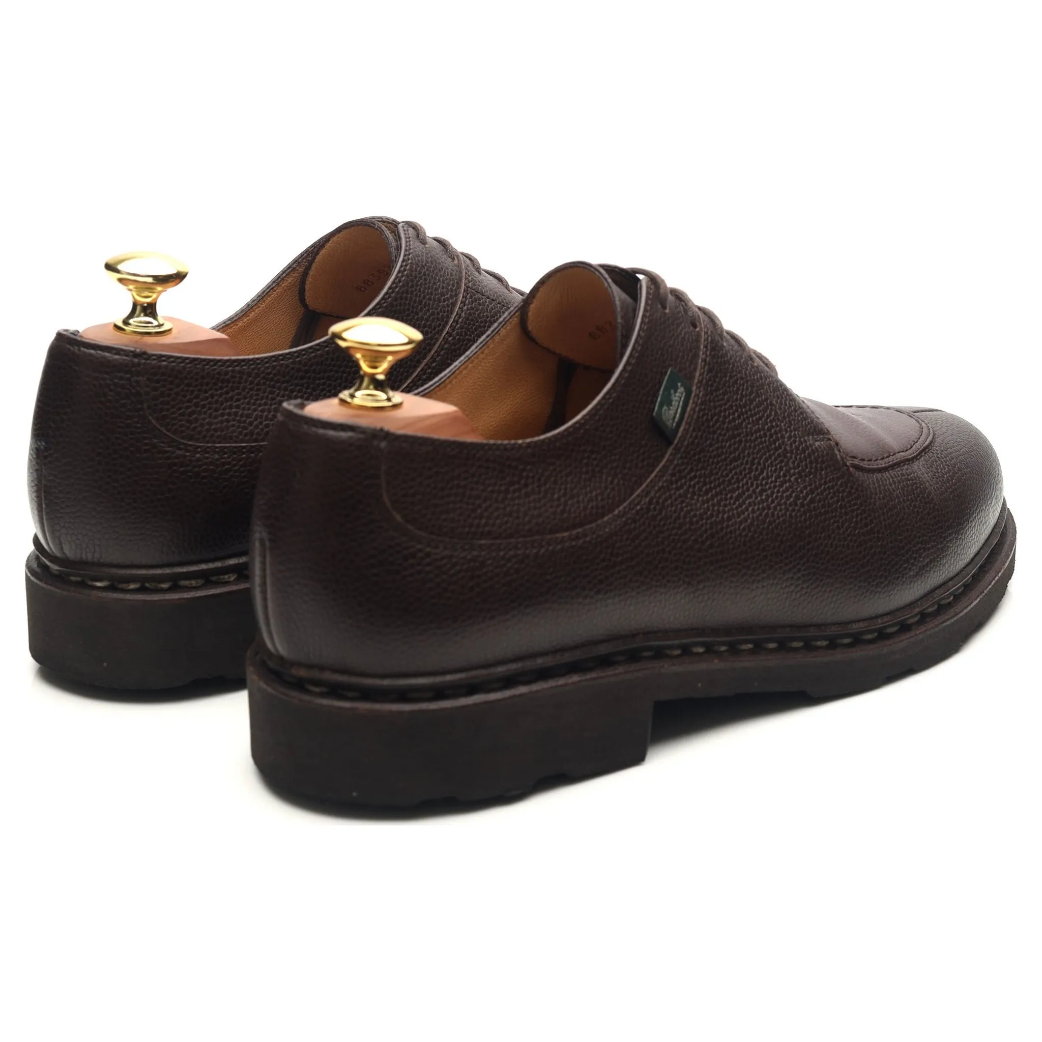 'Avignon' Dark Brown Leather Split Toe Derby UK 8.5