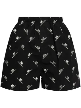 BALENCIAGA Luxury Cotton Lounge Shorts