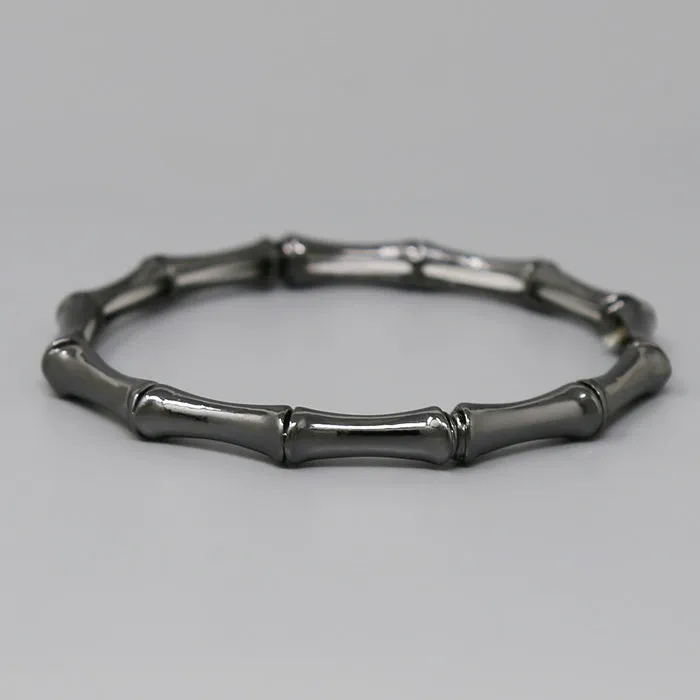 Bamboo Texture Metal Stretch Bracelet