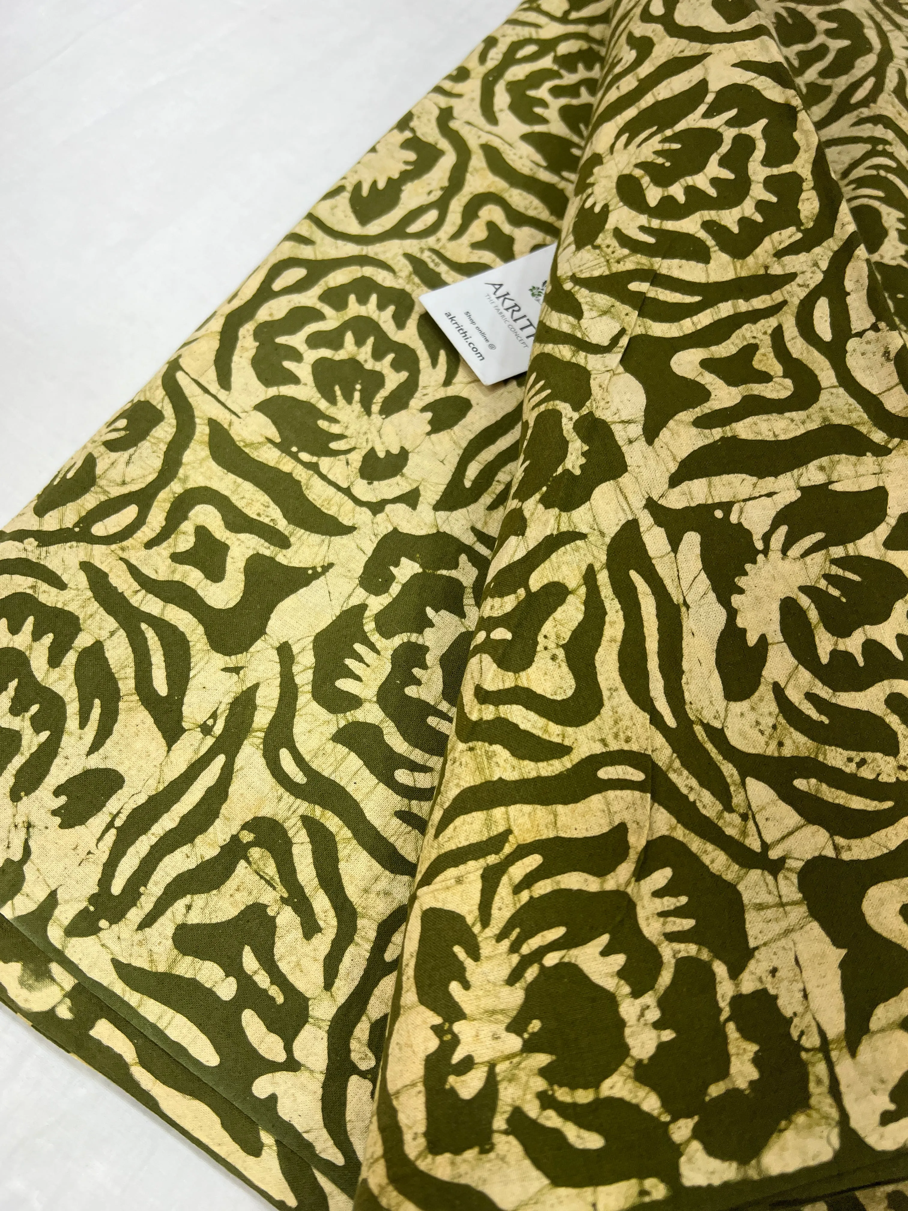 Batik Printed pure cotton fabric