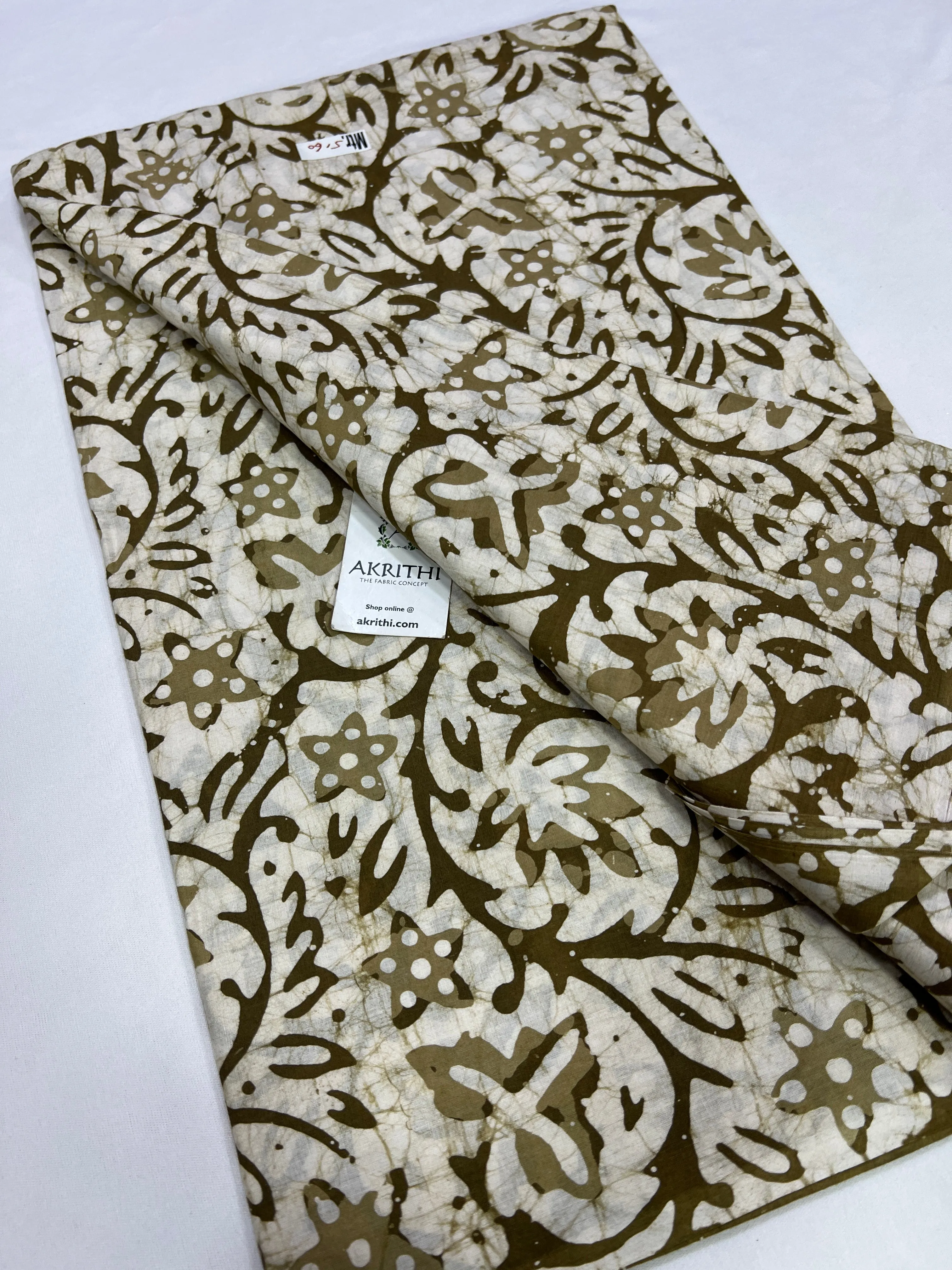 Batik pure cotton fabric