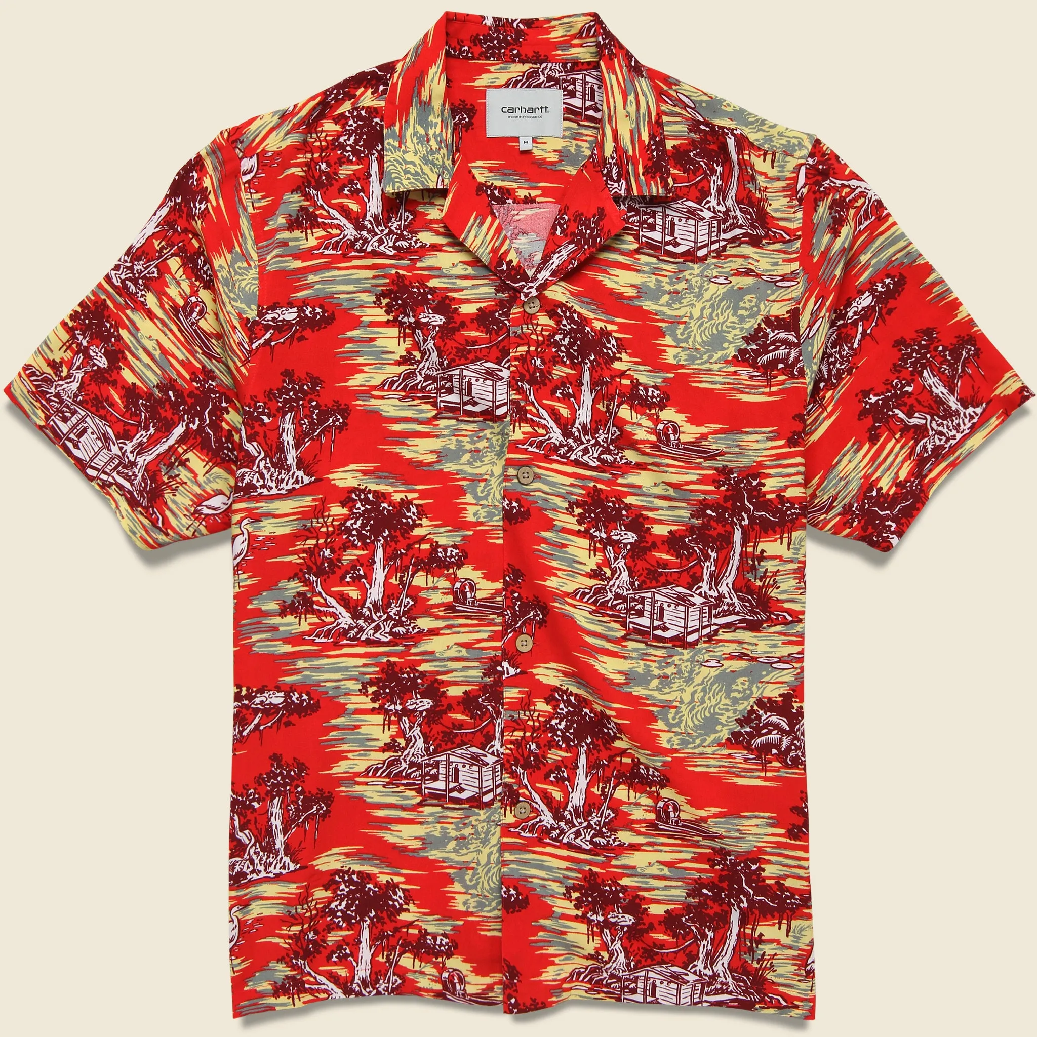 Bayou Shirt - Red Sunset