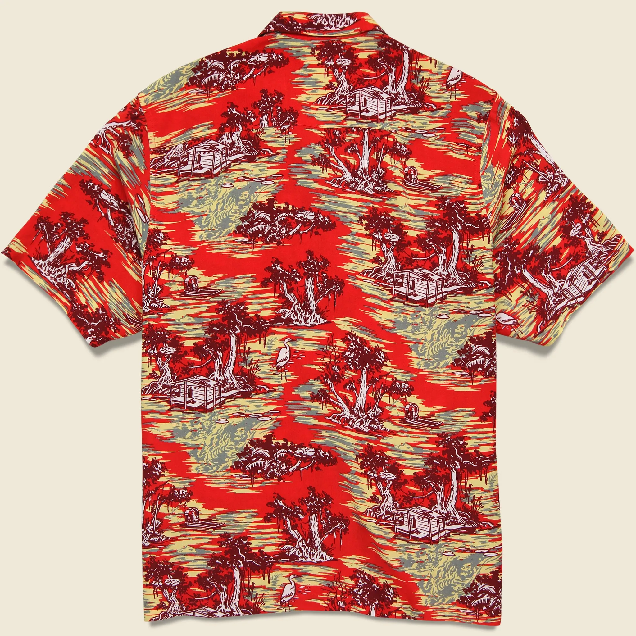 Bayou Shirt - Red Sunset