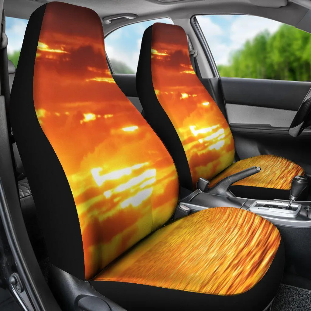 Beach Sunset Design 2 Seat Covers