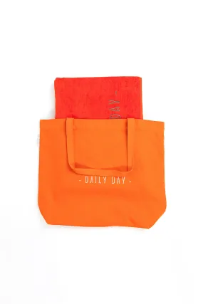 Beach Towel | Sunset Orange