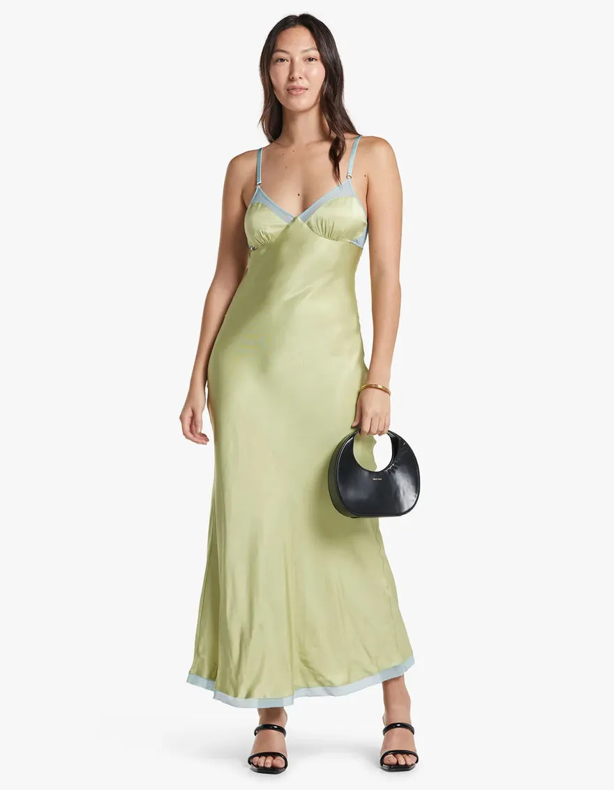 ----Bec & Bridge   ----Joelle Maxi Dress - Pear/Sorbet ---