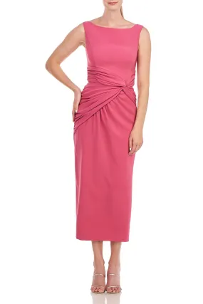 Berry Sorbet 16 Kay Unger 5516686 Tea Length Sleeveless Formal Dress