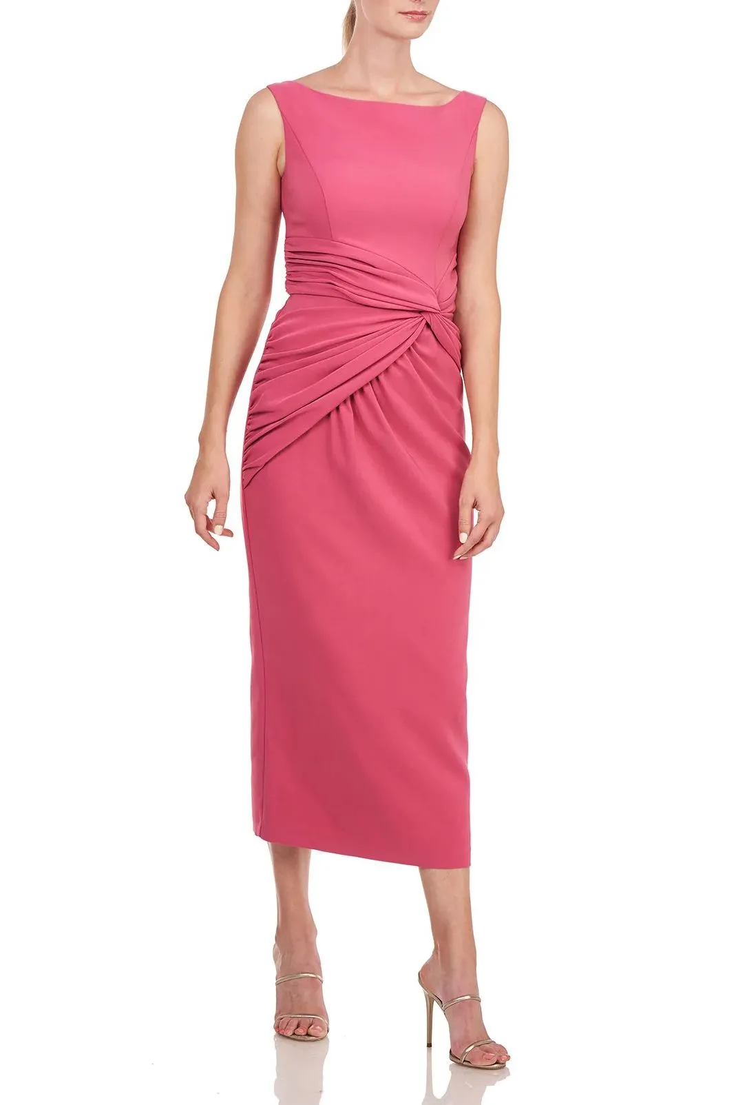 Berry Sorbet 16 Kay Unger 5516686 Tea Length Sleeveless Formal Dress