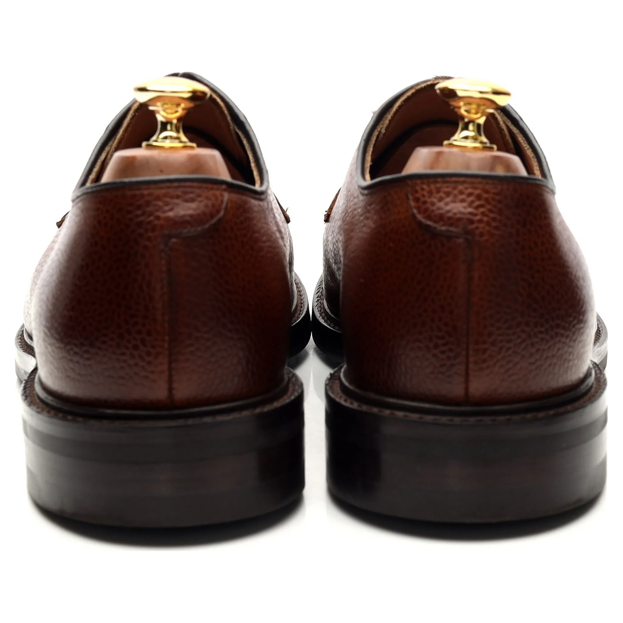 'Bexley' Tan Brown Leather Derby 9.5 F