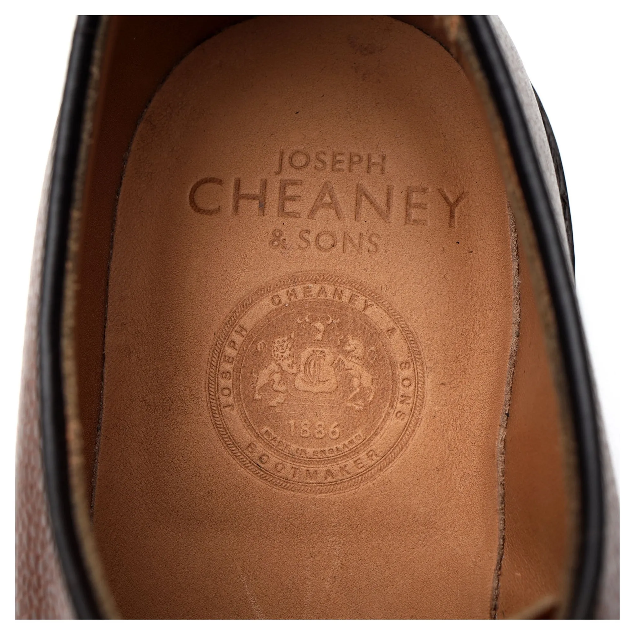 'Bexley' Tan Brown Leather Derby 9.5 F