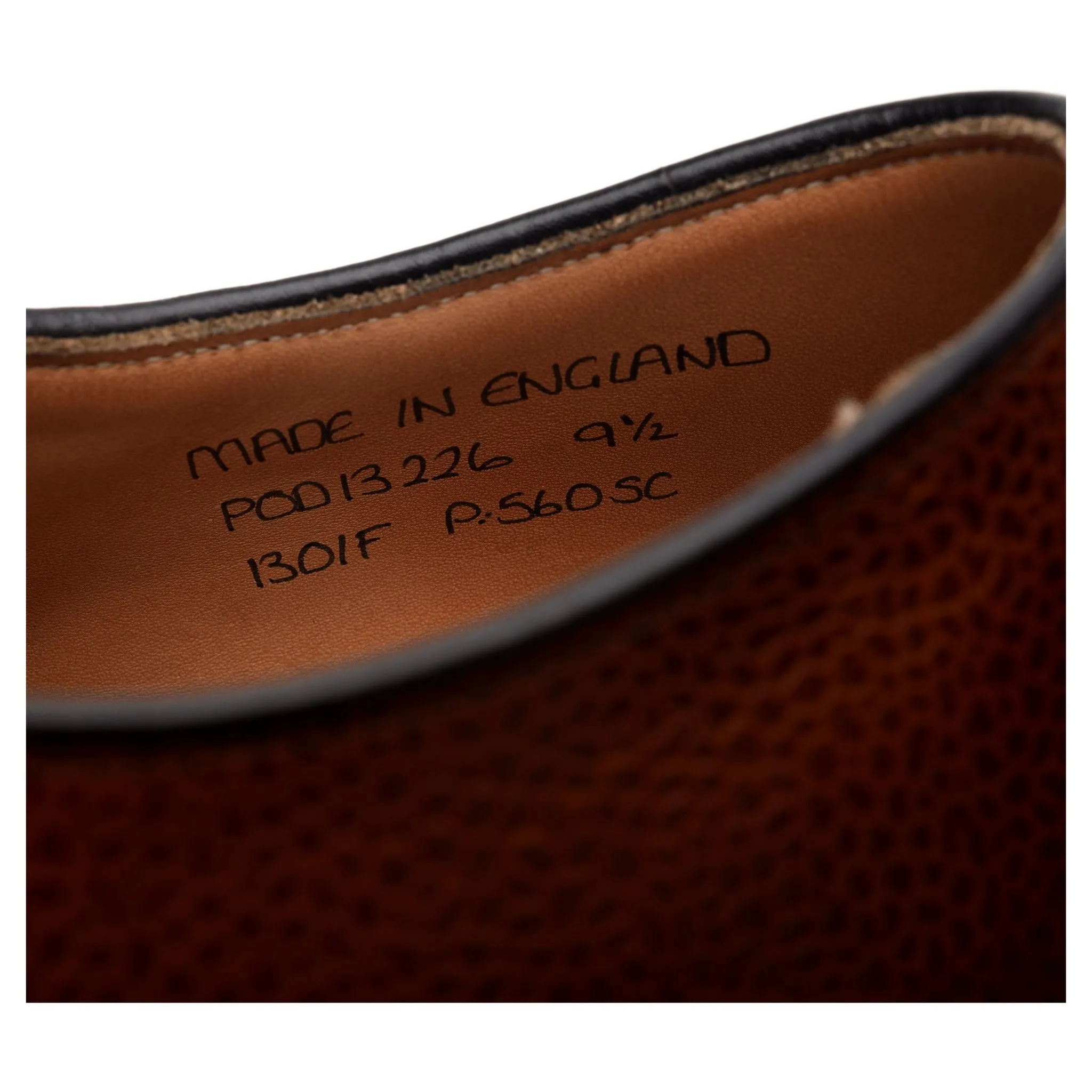 'Bexley' Tan Brown Leather Derby 9.5 F