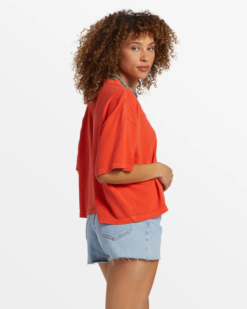 Billabong Hot Fun Tee-Sunset Red