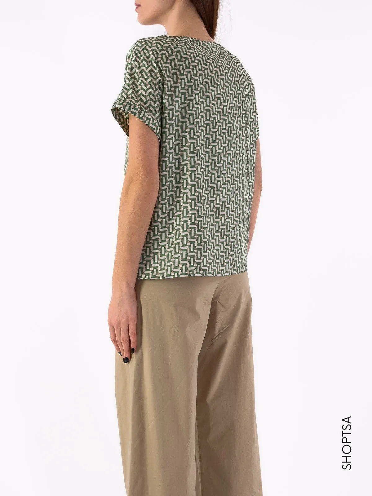 Blusa in twill RUBINO - EMME Marella