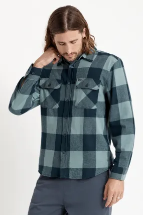 Bowery Lightweight L/S Flannel - Washed Navy/Ocean