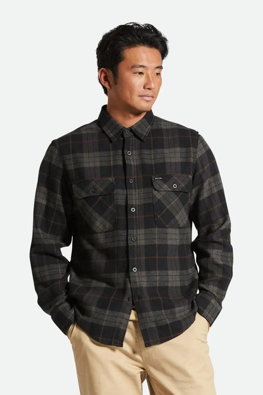 Bowery L/S Flannel - Black/Charcoal