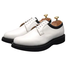 'Brandon' White Leather Derby UK 6.5 F