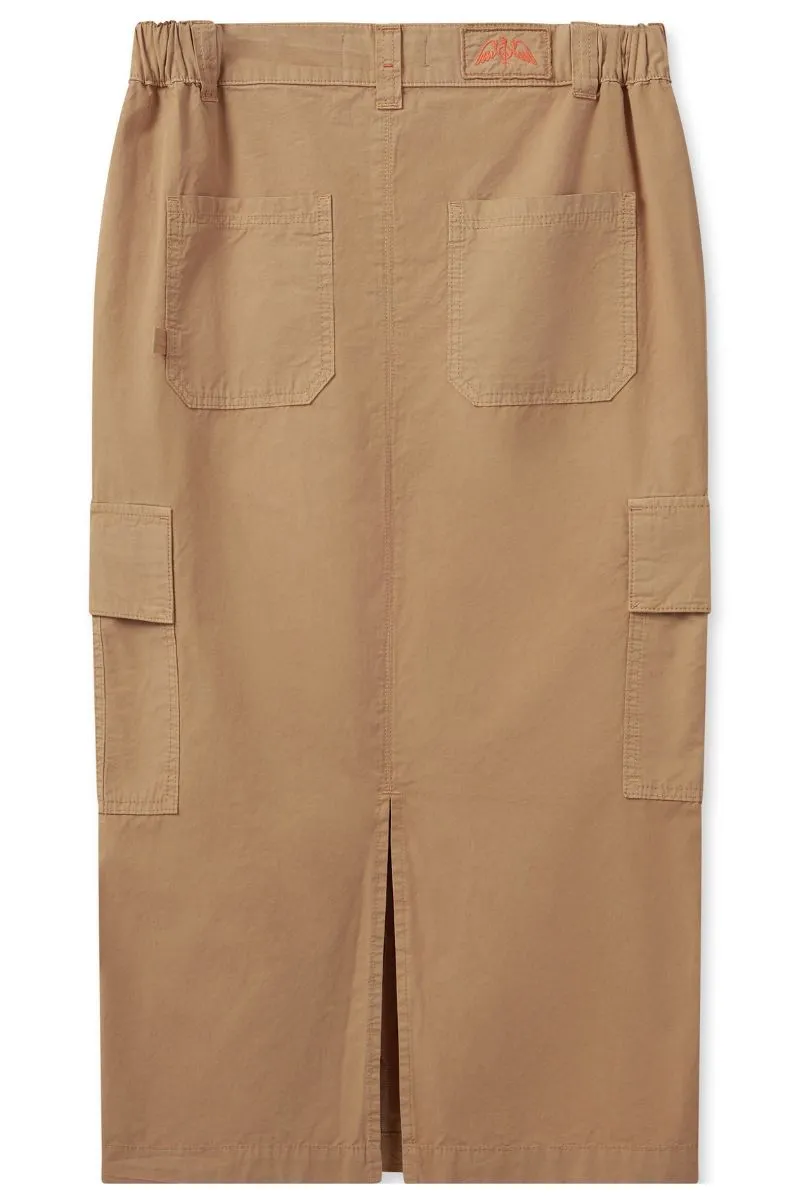 Breden Cargo Skirt | Tan | Nederdel fra Mos mosh