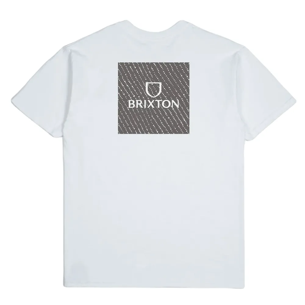 Brixton Alpha Square S/S White / Abstract