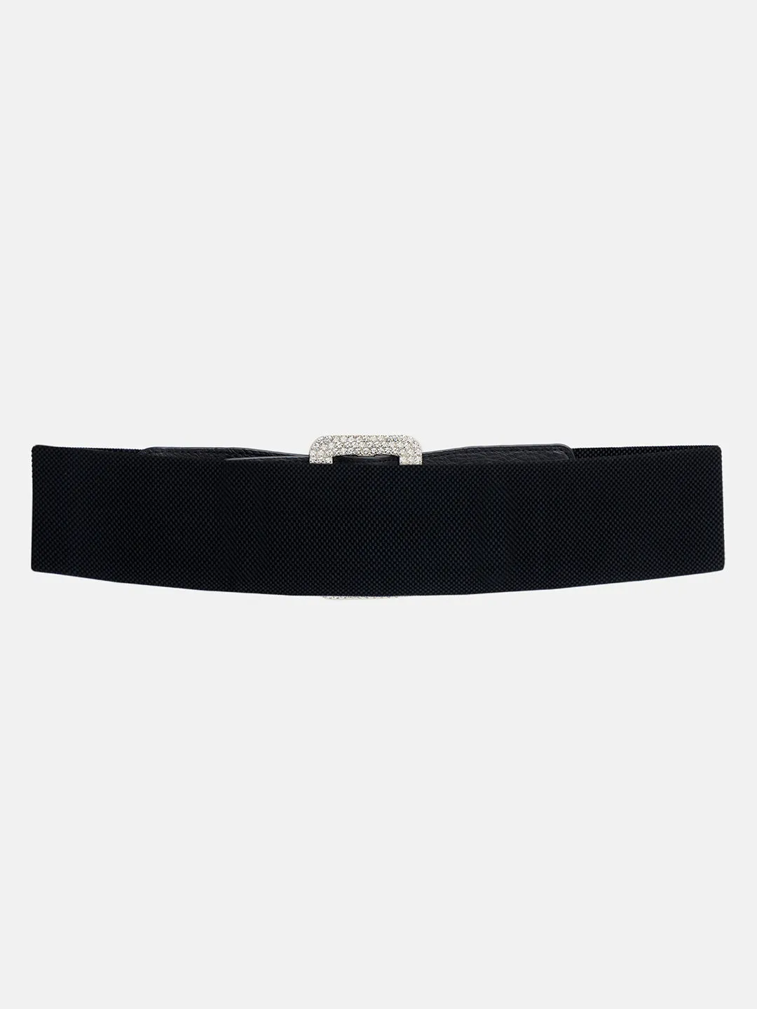 Broad Embellished Stretch Belt