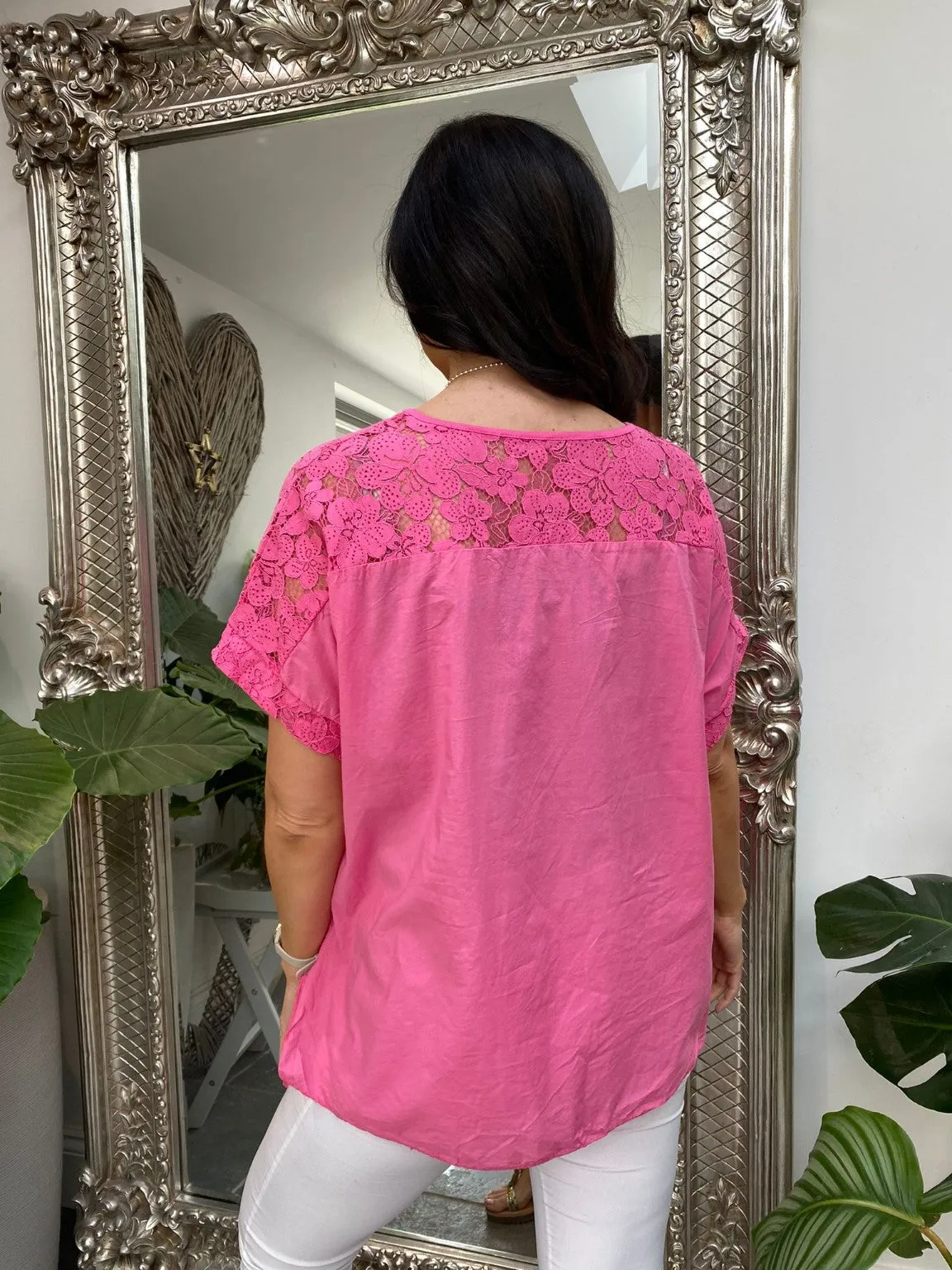 Broderie Anglaise Lace Top Lily