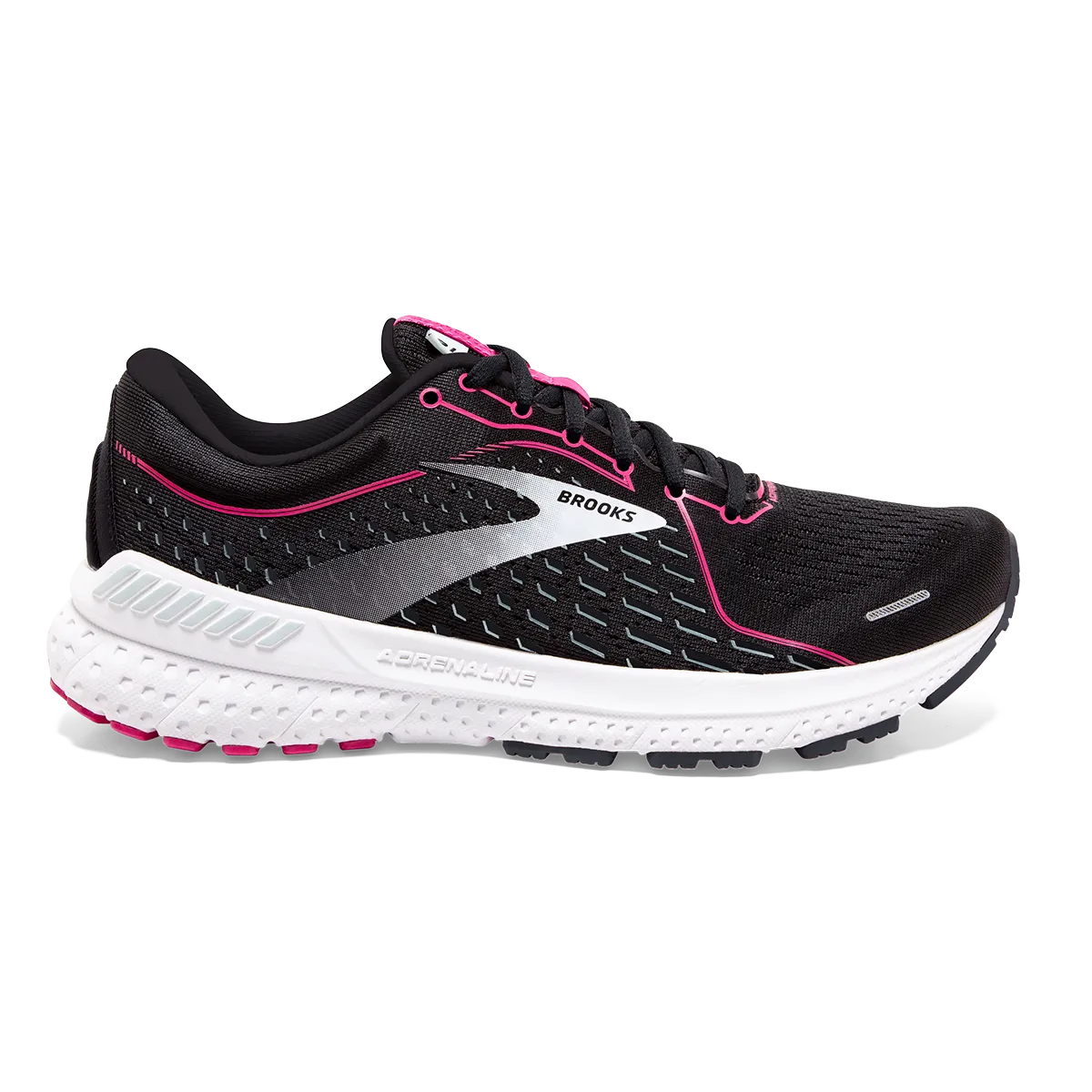 Brooks Adrenaline GTS 21 Black - Raspberry Sorbet - Ebony