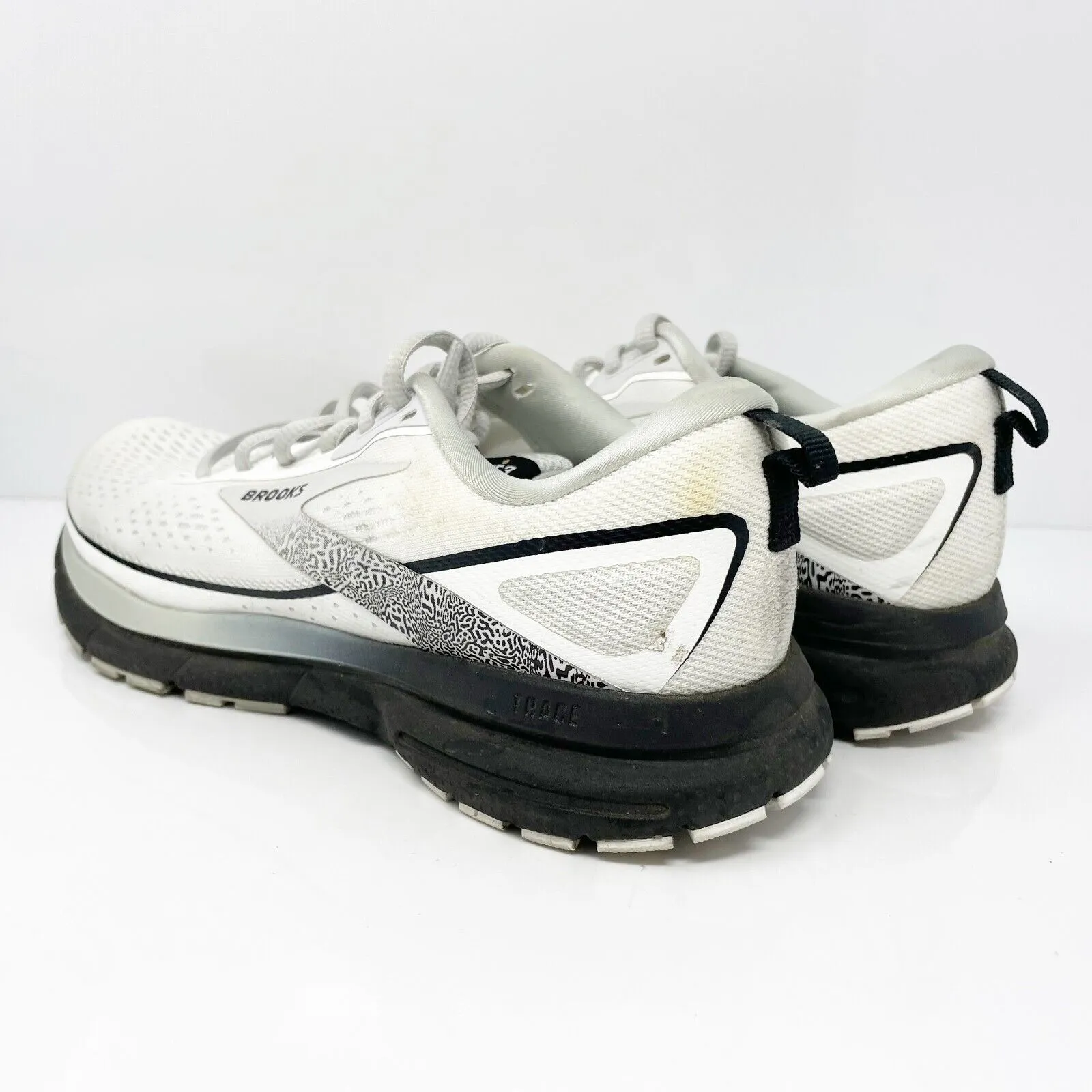 Brooks Womens Trace 3 1204011B191 White Running Shoes Sneakers Size 7 B