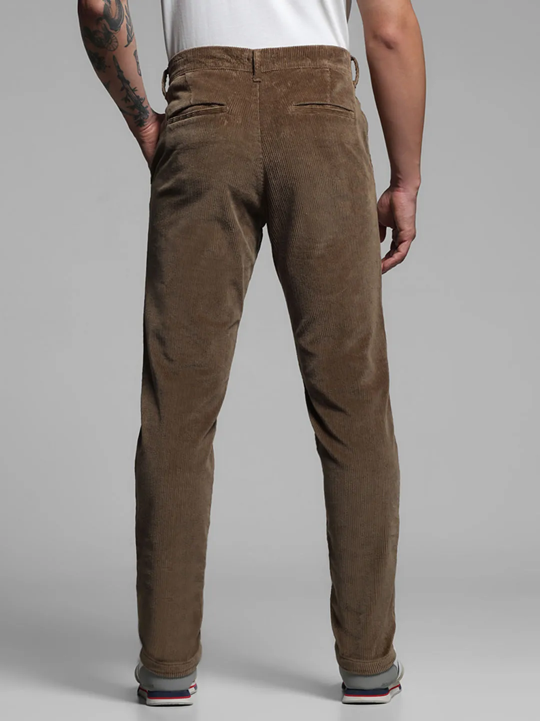 BROWN CORDUROY CHINOS