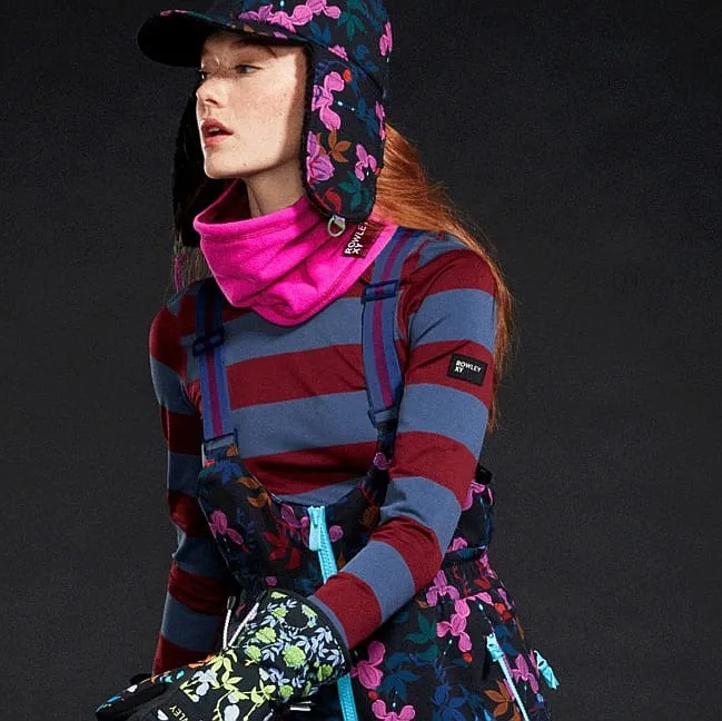 cap Roxy Roxy X Rowley Trapper - KVJ6/True Black Darkreds Floral - women´s