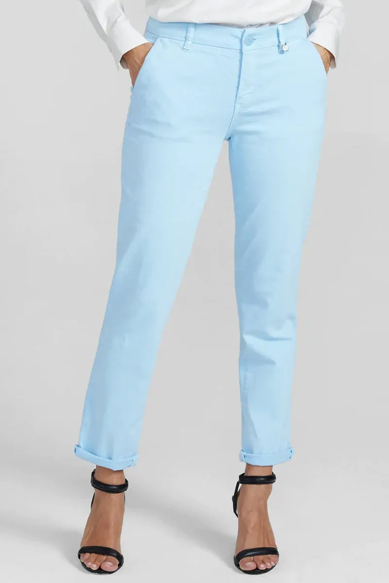 Celeste Chino Pant | Clear Sky | Bukser fra Mos Mosh