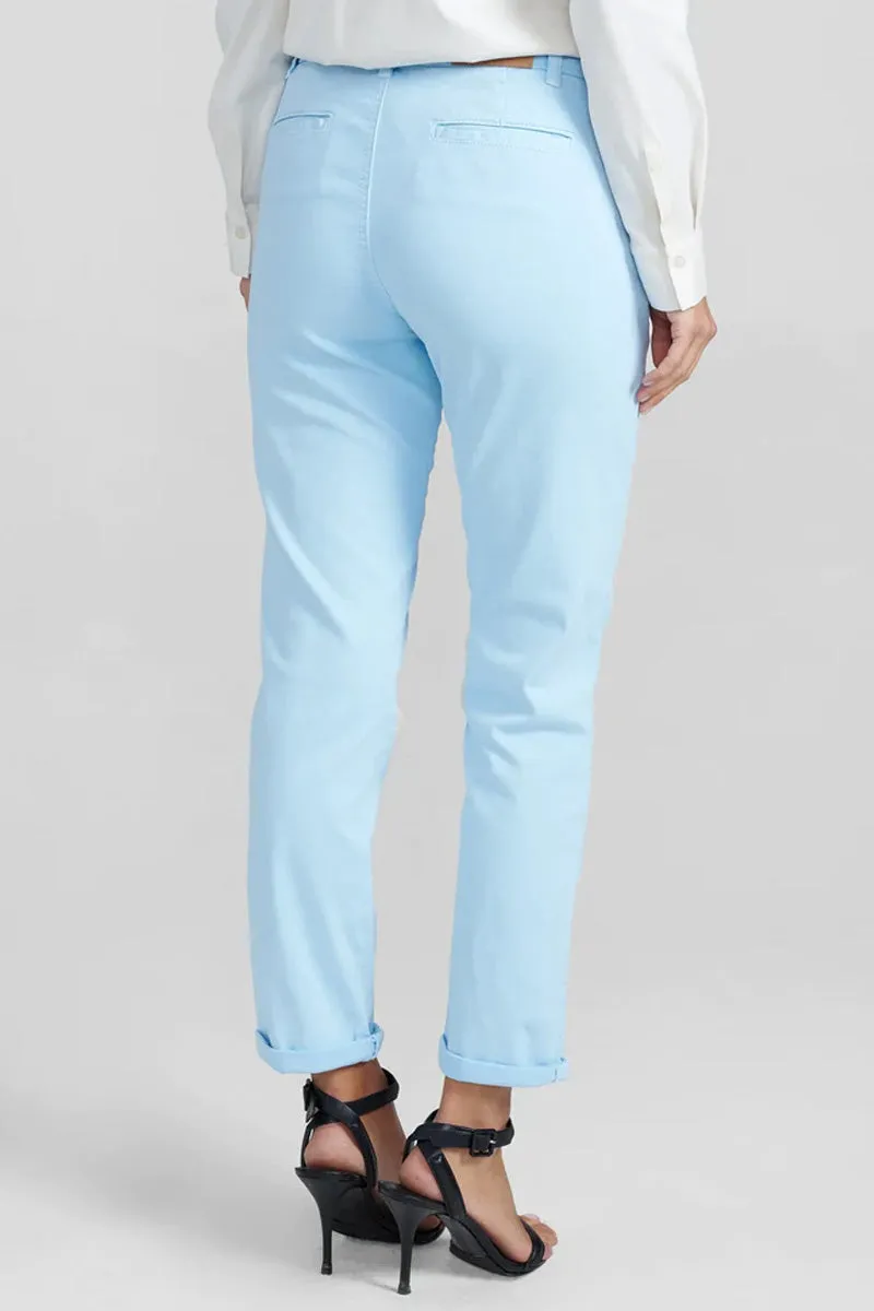 Celeste Chino Pant | Clear Sky | Bukser fra Mos Mosh