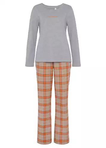 Checked Flannel Pyjamas by LASCANA | Look Again