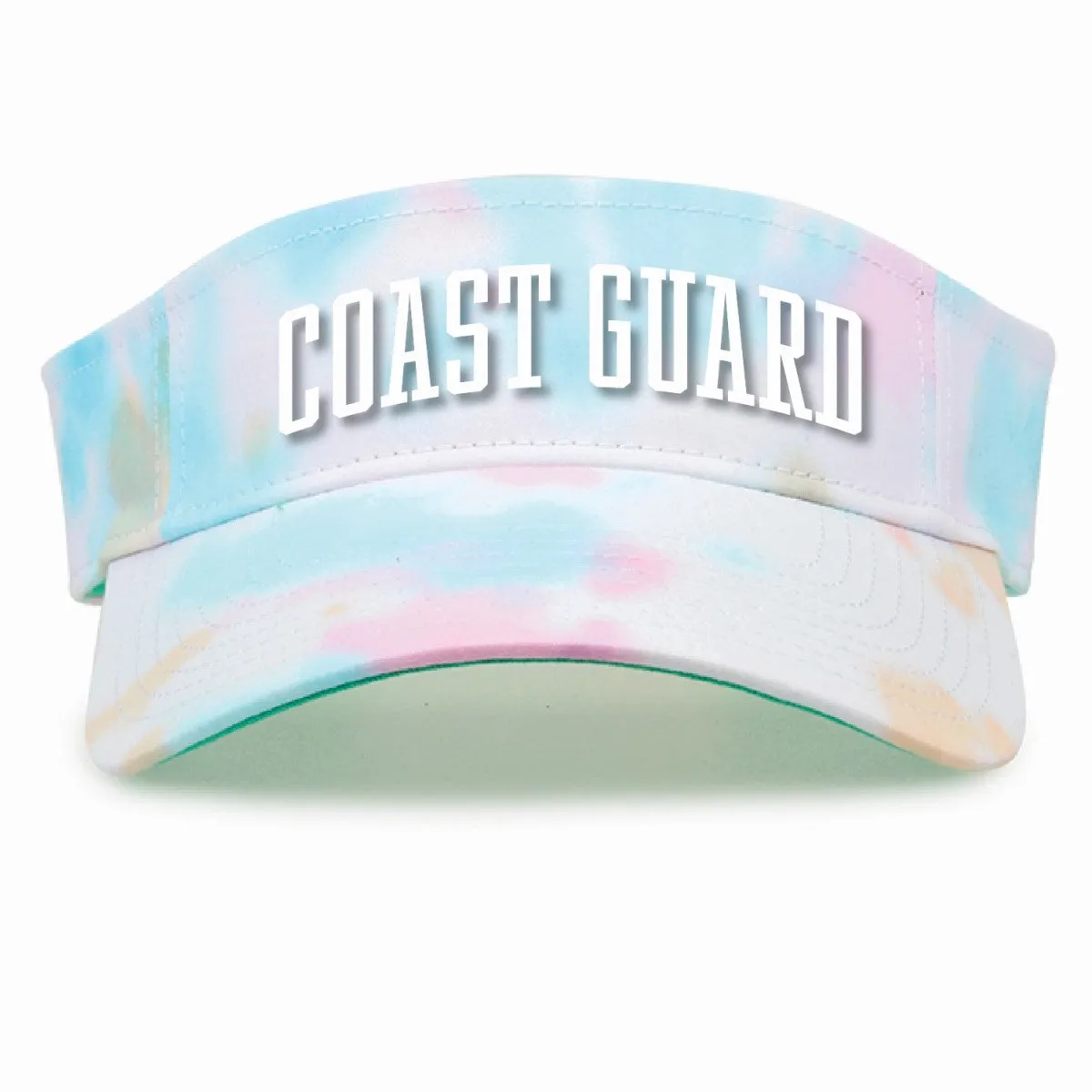 Coast Guard Sorbet Tie-Dye Visor