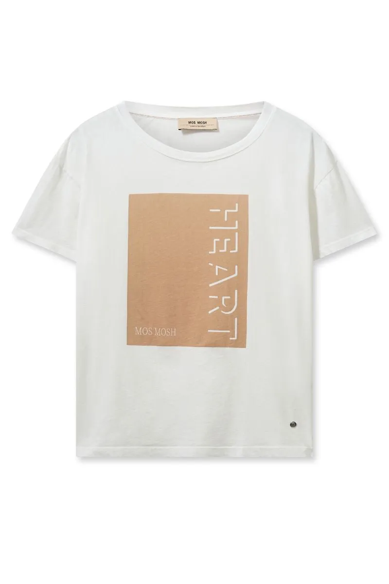 Costa O-SS Tee | Cinnamon Swirl | T-shirt fra Mos Mosh