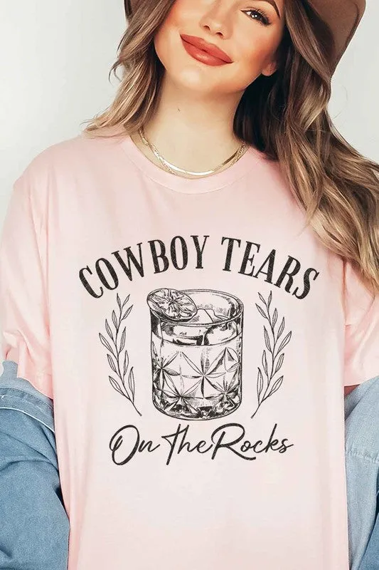 COWBOY TEARS ON THE ROCKS GRAPHIC TEE