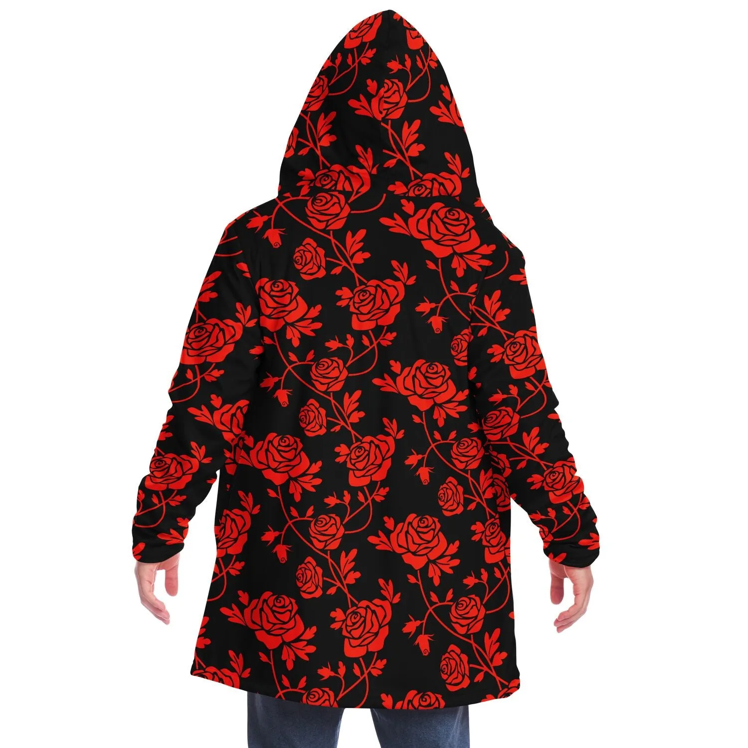 Crimson Rose Microfleece Cloak