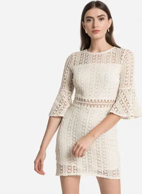 Crochet Dress With Shorts Lining Inside