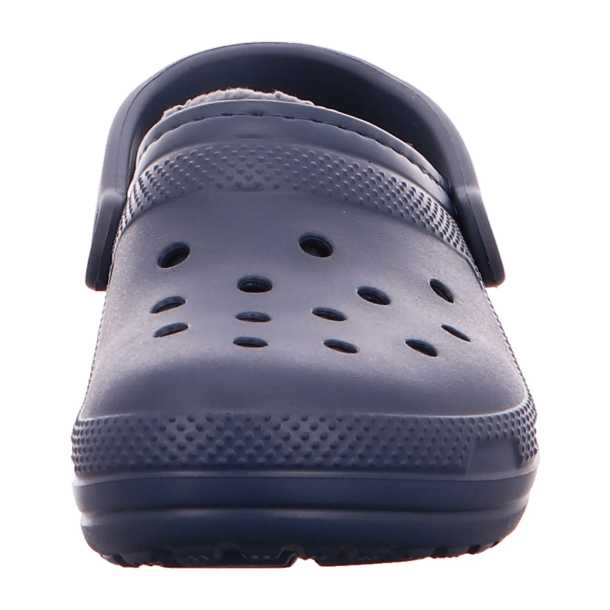 Crocs Classic Lined Clog for Men - Cozy Fleece Lining - Navy/Charcoal - EU 38-39