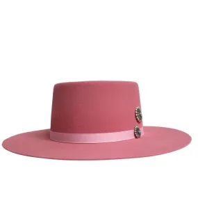 Dallas Womens Maine Pink Gambler Cowboy Hat