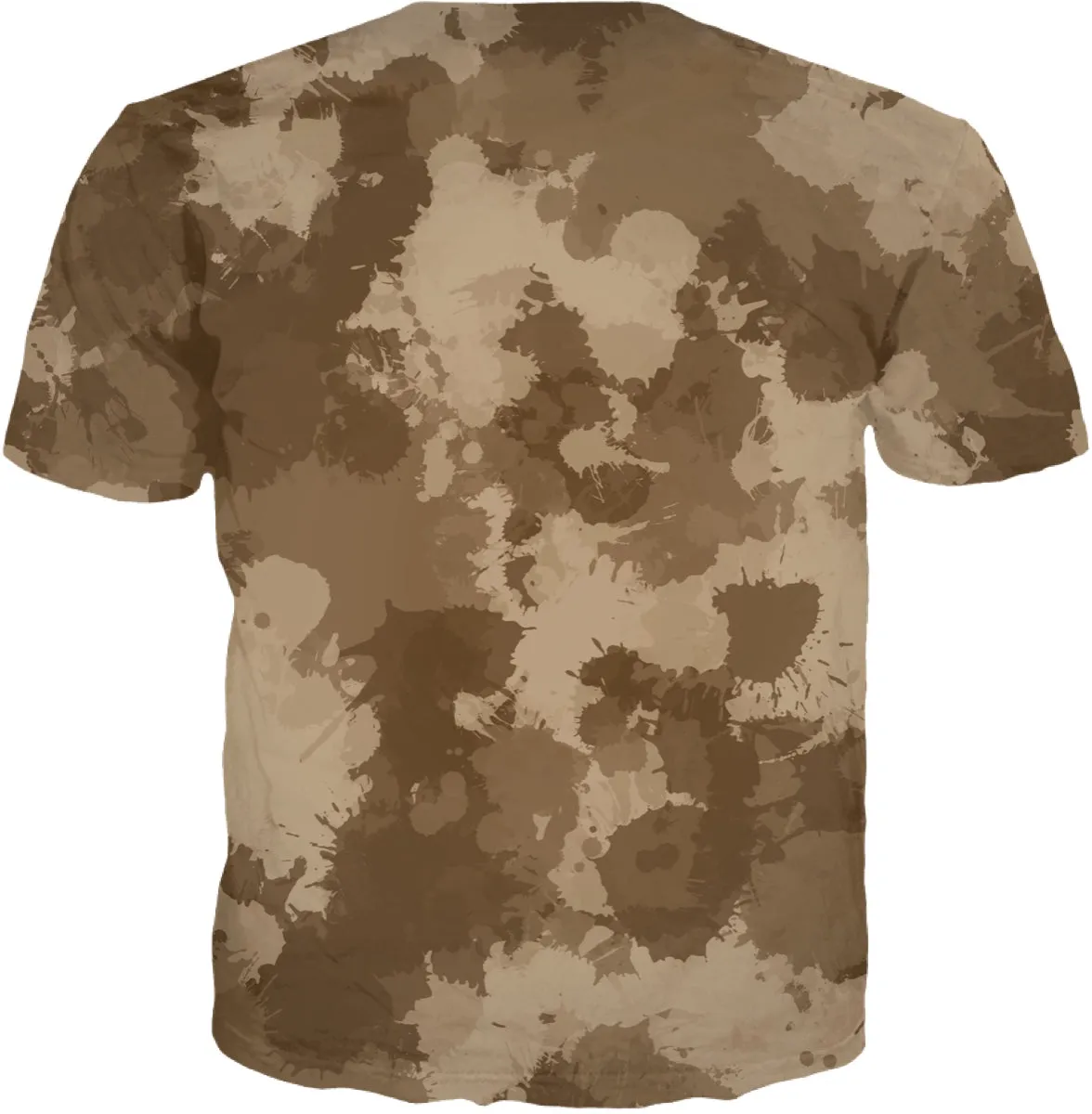 Desert Camo Paint Splatter T-Shirt