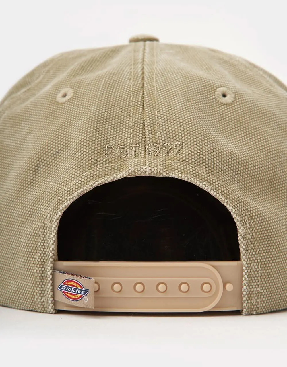 Dickies Hardwick Duck Canvas Cap - Stonewashed Desert Sand