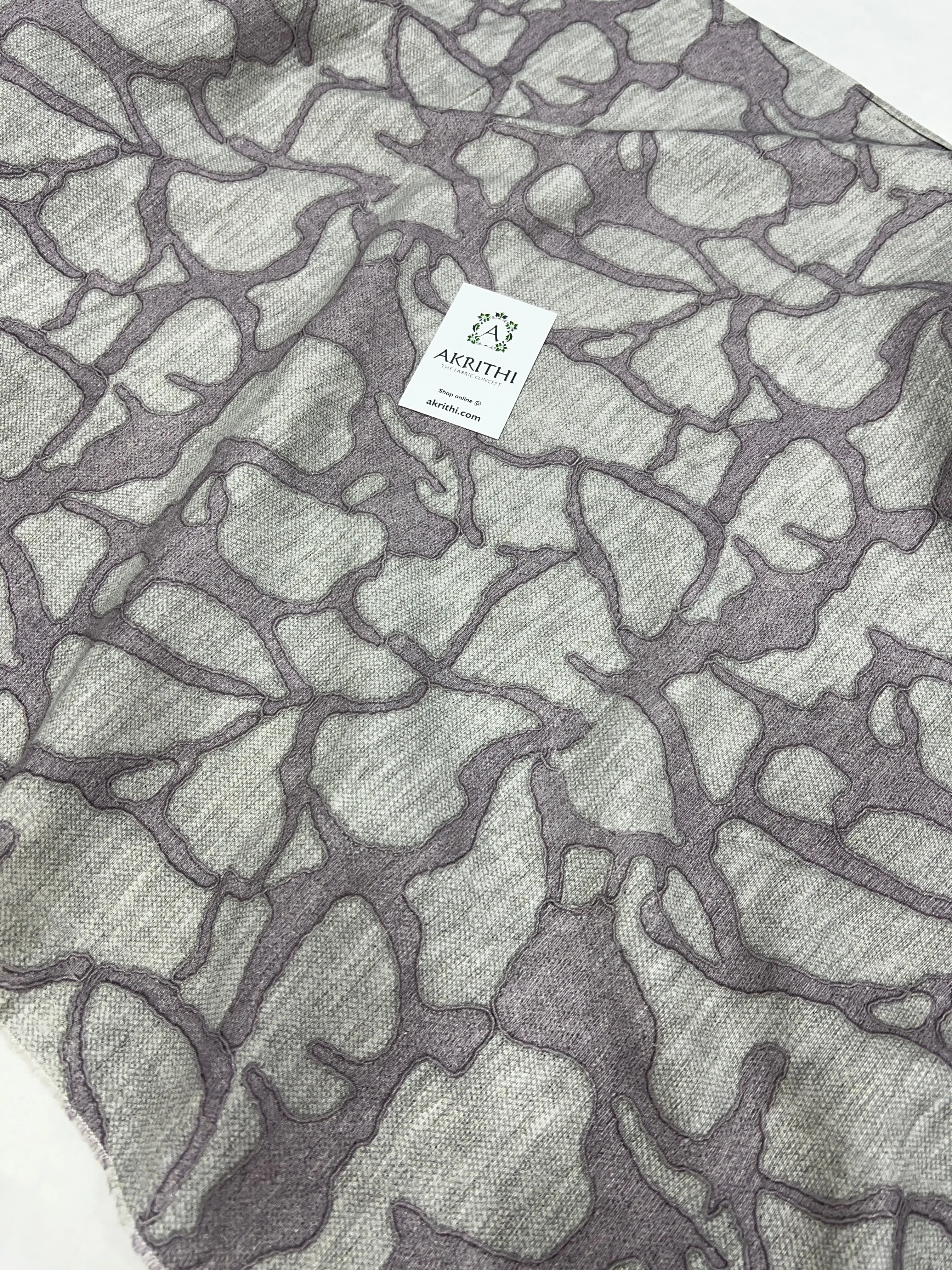 Digital Printed pure linen fabric